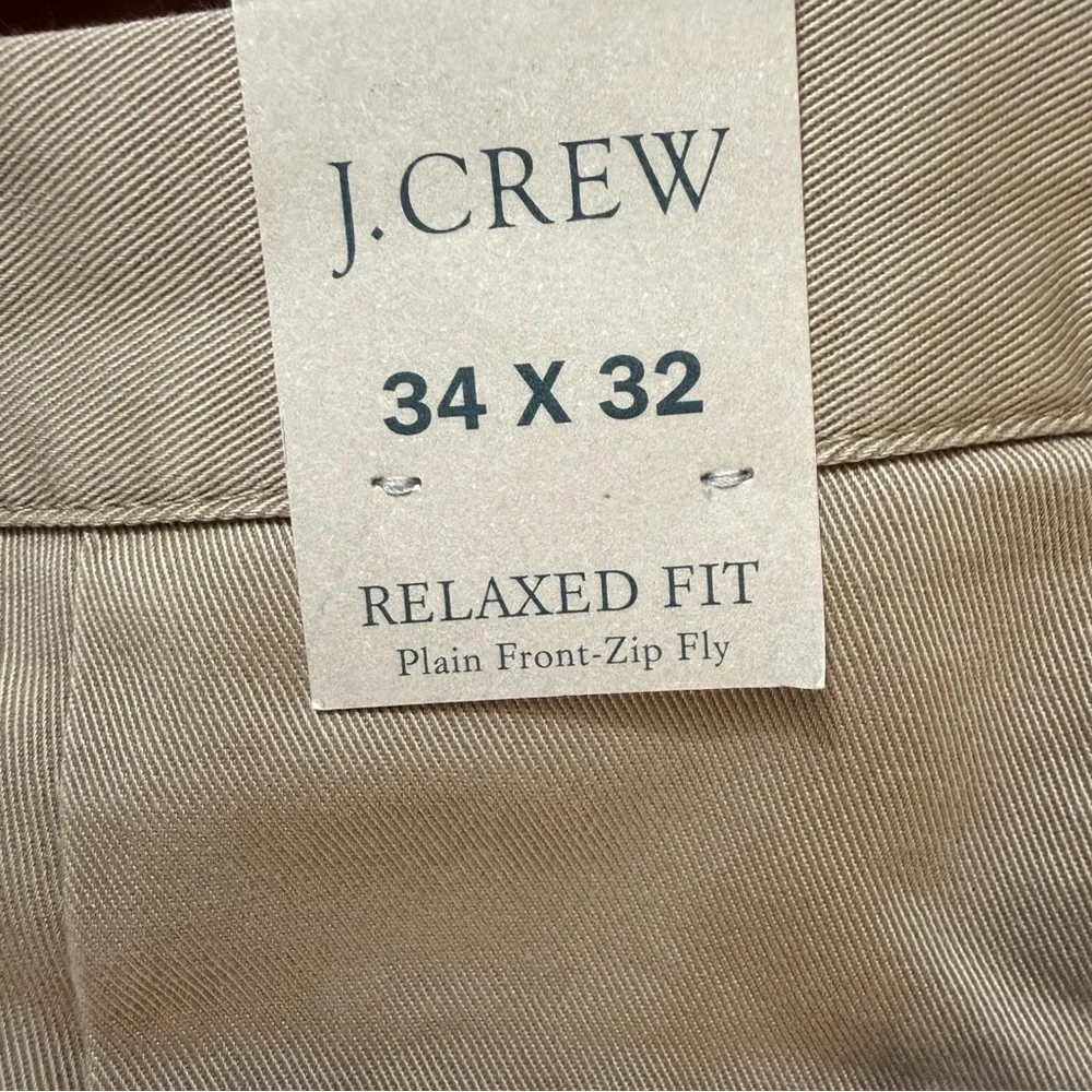J. Crew Relaxed Fit Plain Front Khaki’s